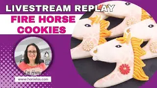 Fire Horse Cookies - Chinese New Year Cookies - Live Event 📱|Episode 277|