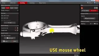 DAVID SLS-3 HD 3D Scanner Tutorial 4 - 3D Scanning & Texturing