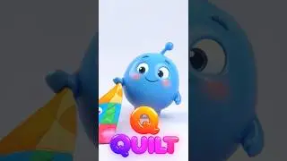 Letter Q for Kids | Q is for Quilt | Alphabet Learning #shorts #pipipo