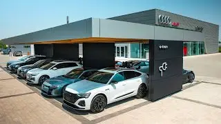The First Solar Canopy EV Charging Station in the Audi Canada Network