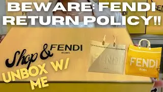 Unboxing Fendi Sunshine Shopper Tote | Beware Fendi Return Policy | Fendi Colibri | Luxury Shopping