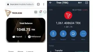 Tron Cloud Mining - How to Daily Receive Free Unlimited Tron with Live Withdrawal Proof