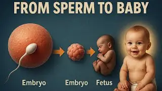 How a Baby is Made 🧬 | Sperm to Baby Explained Step by Step! @Brightmindslearning-7