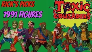 A look at the original 1991 Toxic Crusaders toy line by Playmates Toys