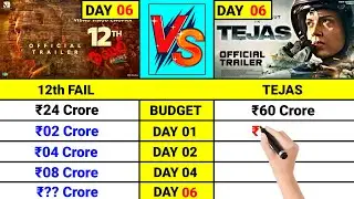 12th fail box office collection Day 6, tejas box office collection Day 6