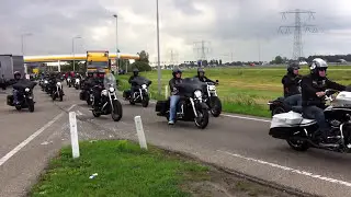 Hells Angels mc en Red Devils mc run 2013