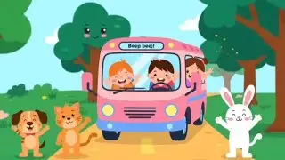 School Bus / Nursery Rhymes & Kids songs / The Yellow School Bus Kids Songs 