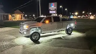 Installed Rock Lights, 6in Exhaust Elbow, LED Fog Lights And More! 
