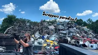 Epic scrap metal clean out of an old tool rental shop 