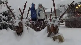 Aosta sotto la neve