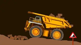 Passing through the Belaz barriers - Physics | Algodoo Gameplay