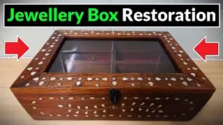 Restoring a Jewellery Box & adding a Cross Halving Joint Divider