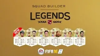 FIFA 16 | New Legends Squad Builder