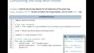 GIS540: Parsing Markup Languages with BeautifulSoup (Ch 20.1.6)