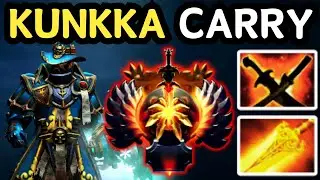 🔥 KUNKKA CARRY = FREE CLEAVE ABSOLUTE OCEANIC DESTRUCTION | DOTA 2 🔥