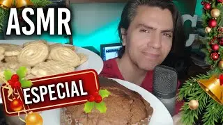 ASMR ESPECIAL de NAVIDAD Comiendo, Charlando y Música Relajante | Voz Softspoken #Asmr #asmrvideo