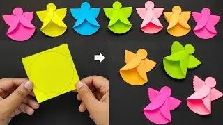 How To Make A Paper Angel | DIY Paper Angel | How to make Christmas Decorations out of paper