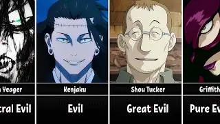 Most EVIL Anime Characters of All Time (Ranked)