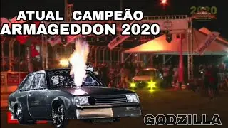 Chevette GODZILLA campeao ARMAGEDDON 2020 #&uacute;ltima passada#