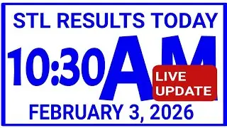 Stl results today 10:30am draw February 3, 2026 stl swer3 swer4 pares pcso stl