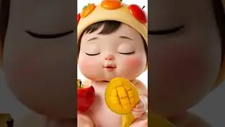 Adorable Fruit Baby ASMR 😍 #new #cartooncat #funny new