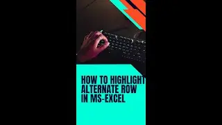 How to highlight alternate row in Ms-Excel | Virtual Dost