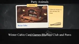 Party Animals Winter Cabin Card Games Bluffalo Club & Paws