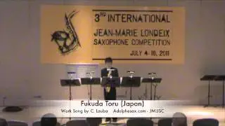 3rd JMLISC: Fukuda Toru (Japan) Work Song by C. Lauba