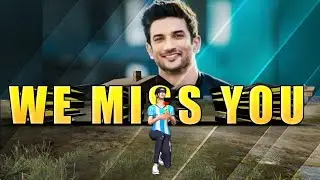 SUSHANT SING RAJPUT: WE MISS YOU FREEFIRE MANTAGE #SLOWMO