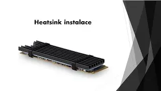 Samsung 970 Evo Plus | Heatsink instalace