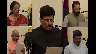Cabinet Reshuffle: Four ministers promoted to Union Cabinet rank; 13 new faces take oath