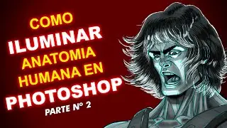 Como ilustrar anatom&iacute;a humana en photoshop  | Wacom intuos pro | Parte 2