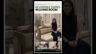 Reversible Swing in Living Room 🤩 | Interior Design Ideas #home
