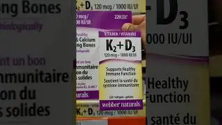 Vitamin K2 + D3 good for immune function || my favorite || #vitamin