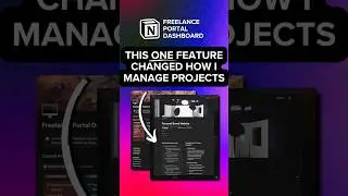 This ONE Feature Changed How I Manage Projects | Freelance Portal Dashboard