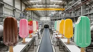 Inside a Massive Ice Cream Factory 🍦 | How Ice Cream Is Made Step by Step