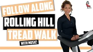 ROLLING HILL WALK | Treadmill Follow Along! #IBXRunning