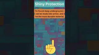 Can You Solve This Minecraft Riddle? Shiny Protection! 🧩 #Minecraft #cooldude108 #gaming