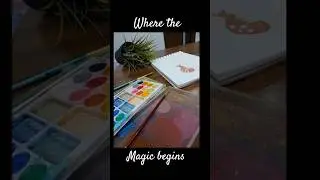 This is where the real magic begins | The first strokes of a new journey ✨️