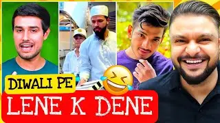 DHRUV RATHEE ON DIWALI | ANDHBHAKT ROAST | MUNAWAR FARUQUI | MR REACTION WALA