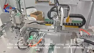 Small silicone O Ring seals fully automatic joining machine ES-060-5