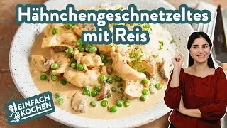 Dein neues Lieblingsessen 😍 &ndash; H&auml;hnchengeschnetzeltes mit Reis 🍗🍚
