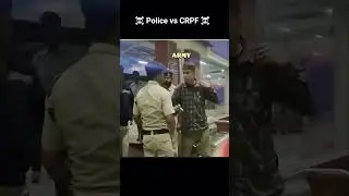 Police vs CRPF Power 💥#indianarmy #indianarmedforces #attitude ☠️ #motivation #shorts
