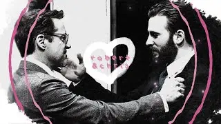 Robert Downey Jr & Chris Evans &bull; meteorite [evansdowney]