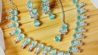Elegant design Zircon necklace Set Best quality Price..1400