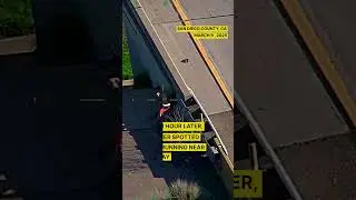 DRAMATIC RESCUE | Watch Police Save Child Running On California Freeway  #caughtonvideo #rescue