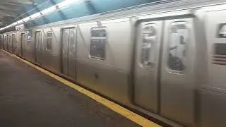 MTA New York City Subway: IND Fulton St Line: Euclid Av Bound Kawasaki R211A (C) Train @ Nostrand Av