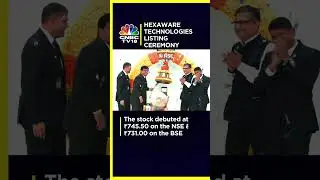 Hexaware Technologies Lists At ₹745 On NSE, Premium Of 5.3% To Issue Price | N18S | CNBC TV18