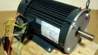 EMERSON 5HP U5E2DC MOTOR .wmv