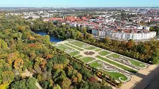 Berlin 4K, Pałac Charlottenburg, największy i najpiękniejszy pałac w stolicy Niemiec,barokowe ogrody